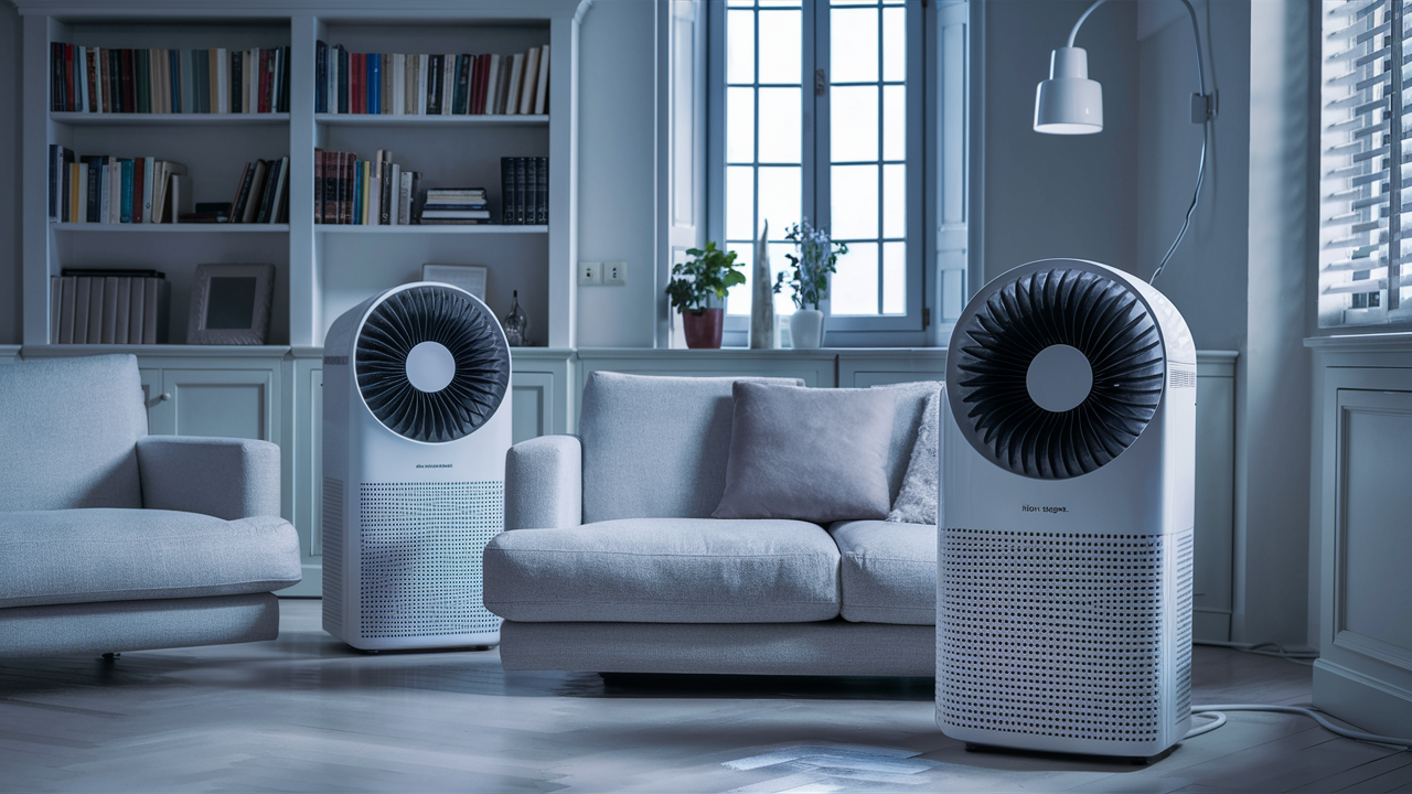 Air Purifiers System in Living room