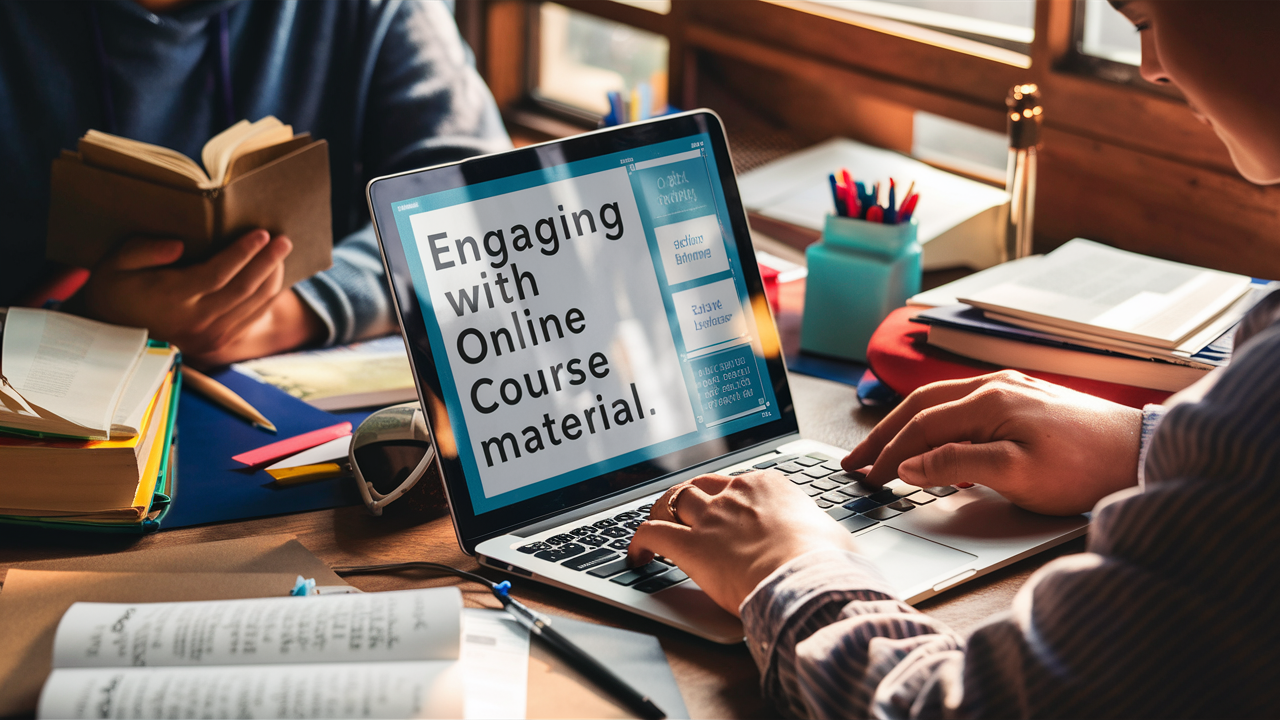 Engaging with Online Course Material