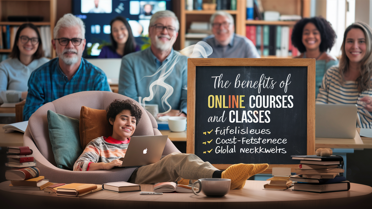 The Benefits of Online Courses and Classes - Master online learning in 5 simple steps with our guide to acing Online Courses and Classes. Begin your journey now! Find your favourite online classes and leave review and ratings.